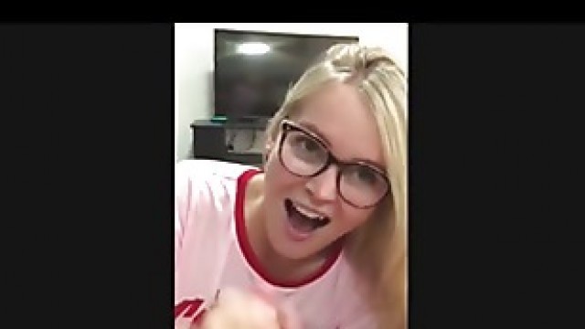 best oral  sex he's ever had from dirty nerdy girl french european casting italian