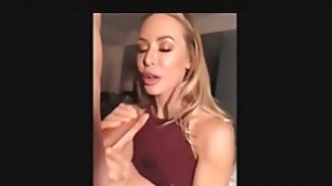 hot blonde sucking and fucking cheating husband with a face covered in cum  sex tape whore bisexual deepthroat taboo