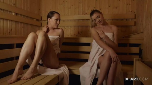 Dripping Wet Sauna Sex / X-Art - PornGO.com