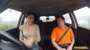 Hot learner needs big cock to relax / FakeDrivingSchool - PornGO.com