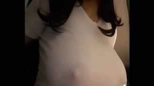 New Mom Sprays Her Milk Through Her Shirt With Her Giant Milkbags